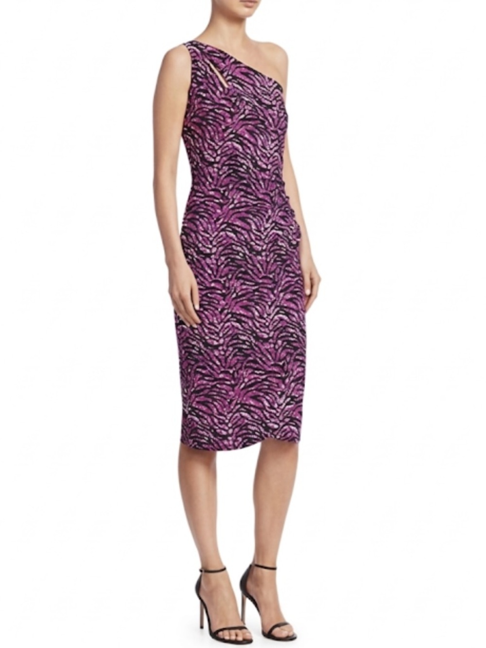Chiara Boni La Petite Robe Gosia Tiger Print Dress Size 46- US Size 10 Like New!